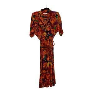 Vintage Michelle Stuart Multicolor Floral Dress